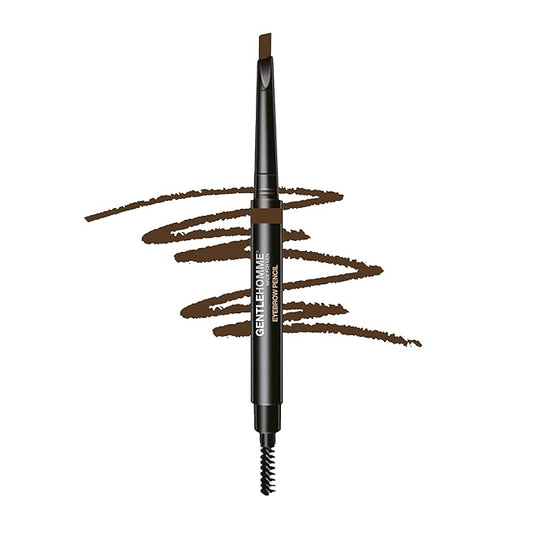 Eyebrow Pencil - Men’s Brow Pencil - 2-in-1 Brow Brush & Lead Pencil - Shape, Define & Fill In Eyebrows - Ultra-Thin - Long-Lasting Color - Vegan - Brown - 1pk