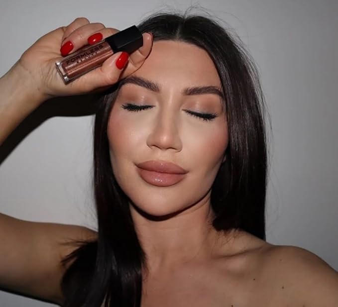Formless Beauty | Euphoria Lip Gloss by Jenny McCarthy | Chestnut-Brown Shine | Vegan Hydrating Formula | Non-Sticky Aloe & Jojoba Infused | Paraben & Cruelty Free | Natural Lip Enhancer