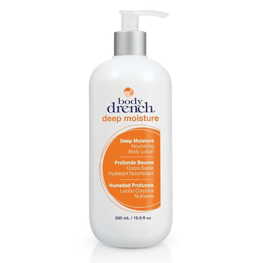 Body Drench Moisturizing Body Lotion - Nourishing & Hydrating Moisturizer Unscented Lotion for All Skin Types, Dry Skin Relief, 16.9 fl oz