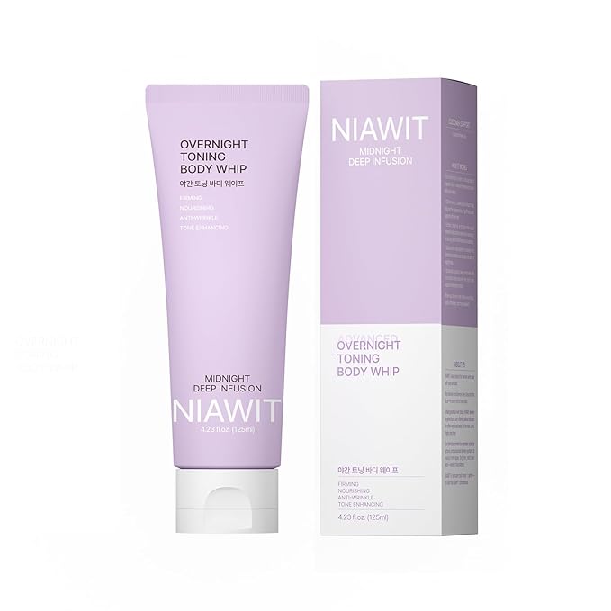Overnight Toning Body Whip – Clinically Tested Night Cream for Firming & Moisturizing Arms, Thighs & Belly | Targets Loose Skin & Improves Tone While You Sleep, All Skin Types