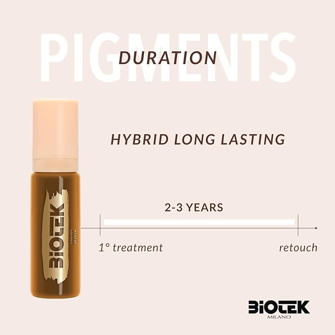 BIOTEK Brow Pigment Color for Long Lasting Makeup - Hybrid Long Lasting - Made in Italy (Spritz)