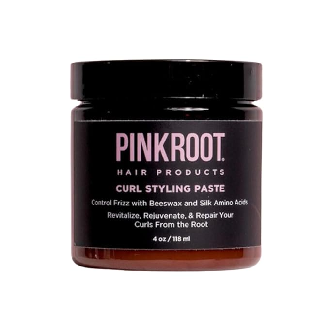 Curl Styling Paste for Curly, Wavy, and Kinky Hair - with Beeswax and Silk Amino Acids 4 oz