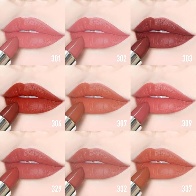 READY TO SHINE Matte Vegan Lipstick with Creamy Satin Finish, Fresh Fig Red with Grapefruit Undertones -CRUSH ON YOU (309-Stay with Me)