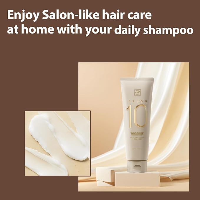 Mise En Scene Salon 10 Protein Treatment for Severe Damaged Hair - Low Porosity Hair Care, Deep conditioner with Floral Fragrance, 10-Second Protein Recover, Korean hairproduct 8.45 Fl. Oz. (250ml)