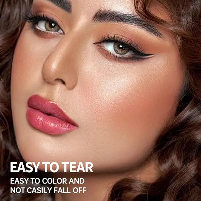 Matte Lip Stain Masque - Lip Liner Peel Off Lip Stain Tattoo, All Day Peel Off Lip Tint，Long Lasting Waterproof Transfer-proof Lip Mask Peel Off Lip Gloss,Stay Lip Makeup 03#