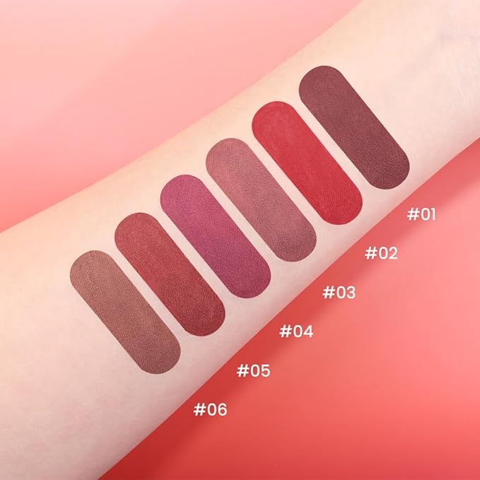 Matte Lip Liner – Sharpenable, Professional Waterproof & Smudge-Proof, Velvet Matte, Long-Lasting Color Lock, Daily Wear, Ideal for Bold & Chic Makeup Looks, Rose Red (Shade 04)