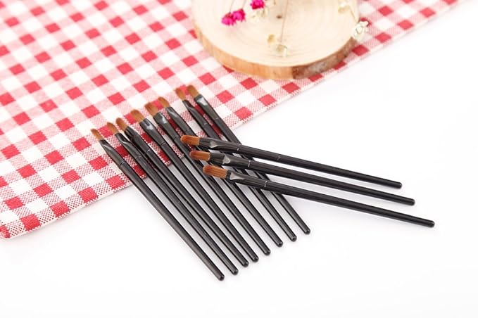 50 Pieces Lip Brushes, Pro Multifunctional Makeup Brush, Lipstick Gloss Wands Applicator Cosmetic Tool Kits, Black