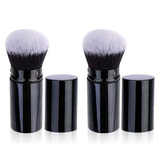 UNIMEIX Makeup Brush Sunscreen Applicator Retractable Kabuki Blush Brush Foundation Brush for Liquid Makeup, Bronzer, Cream or Powder