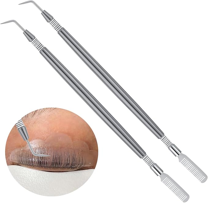 Professional Lash Lift Kit Tool at Home Eyelash Lift Tool Metal Eyelash Comb Separator - Eyelash Perm Kit Lash Lift Lash Lift Supplies Professional Lash Lift Tools Supplies - Eye Lash Separator Tool