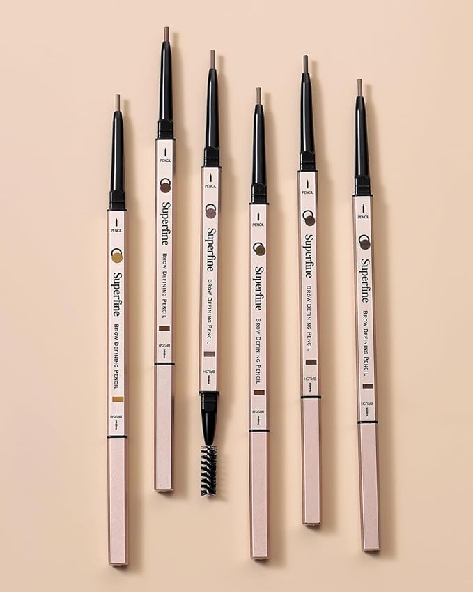 Beauty Superfine Micro Brow Pencil – 1.5mm Ultra-Fine Tip, Waterproof, Vegan Formula, 6 Shades – Long-Lasting Natural Eyebrow Pencil (05 - Dark Brown, 0.08G/0.002 FL.OZ（pack of 1）)