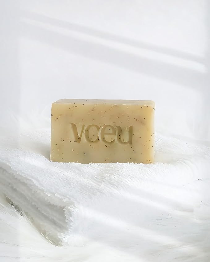 Organic Soap Bar – Natural Exfoliating Cleanser Hydrates & Unclogs Pores – Gentle Skincare for Sensitive Skin (Ezcema)