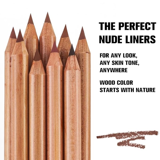 12-Piece Lip Liner Set -Pro-Grade Precision, Skin-Loving Formula, Versatile Shades, Long-Wearing & Travel-Friendly (12 COLORS)