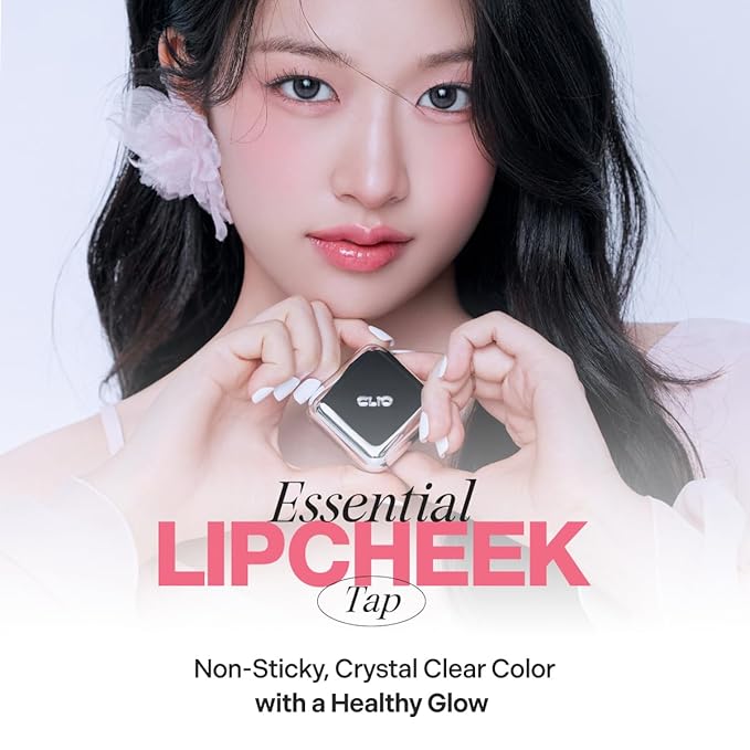 CLIO Essential Lip & Cheek Tap, Easy to Use, Glides on Effortlessly, Non-Greasy, Travel-Sized Creamy & Blendable Color For Lips & Cheeks (06 APPLE GARDEN, One Size)