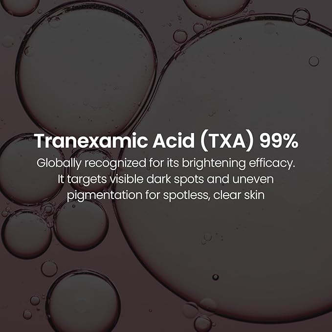 Korean Facial Sheet Mask (TXA + Niacinamide), 4 Count (30g Each) – Hydrating Care, Helps Improve the Look of Dullness & Uneven Tone