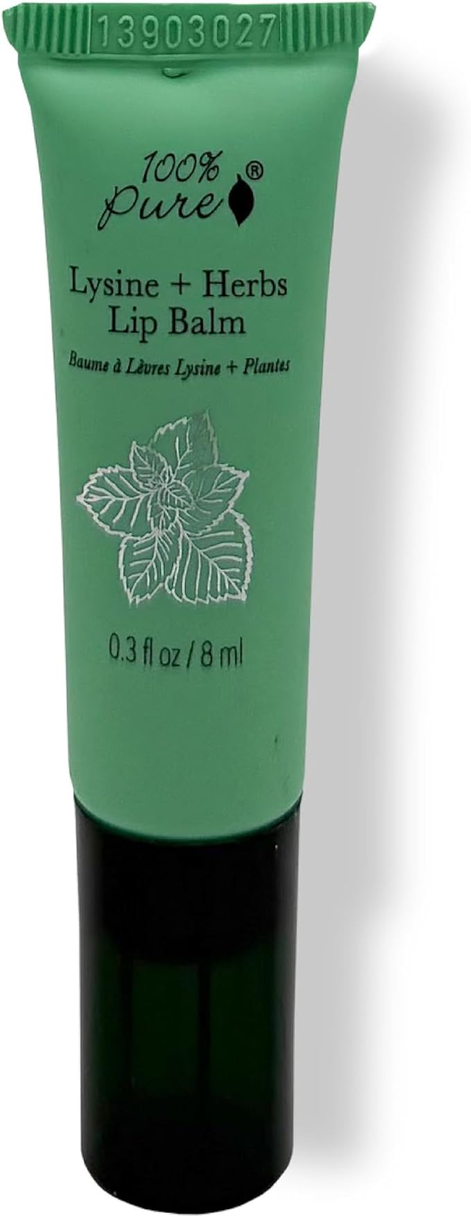 100% PURE Lysine + Herbs Healing Lip Balm Natural Soothing Nourishment for Sore, Cracked, Chapped,or Irritated Lips - Natural Dry Lip Hydration Therapy for Women & Men