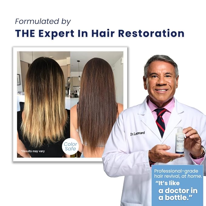 Copper Chemist Hair Mask For Dry, Damaged Hair - Deeip Conditioning W/Copper Peptides Repair Treatment For Thickness, Growth, & Thinning Hair - Doctor Developed, All Natural Hair Care For Women & Men