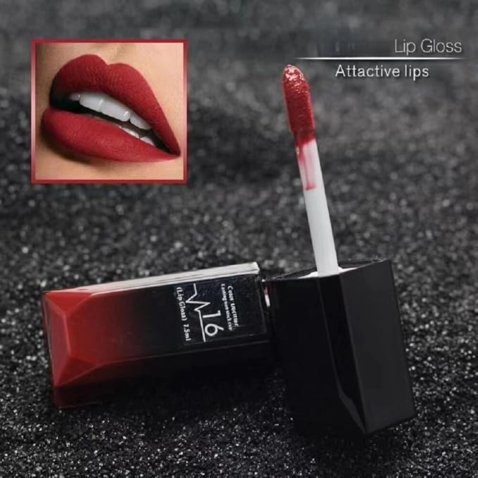 21 Colors Matte Liquid Lip Gloss - Non Transfer Proof, Long Lasting 10Hrs Glossy Lipstick, Kiss Proof & Hydrating Lip Stain Wear (17)