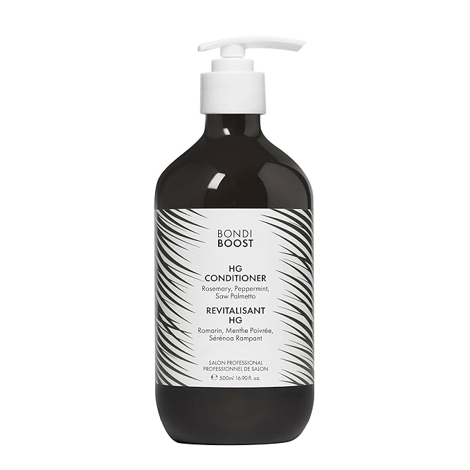 BONDIBOOST HG Anti-Thinning Hair Conditioner [16.90 fl oz] - Hydrating Hair Conditioner with Aloe Vera, Rosemary & Saw Palmetto, Promotes Thicker + Stronger-Looking Hair for Men & Women, Sulfate-Free