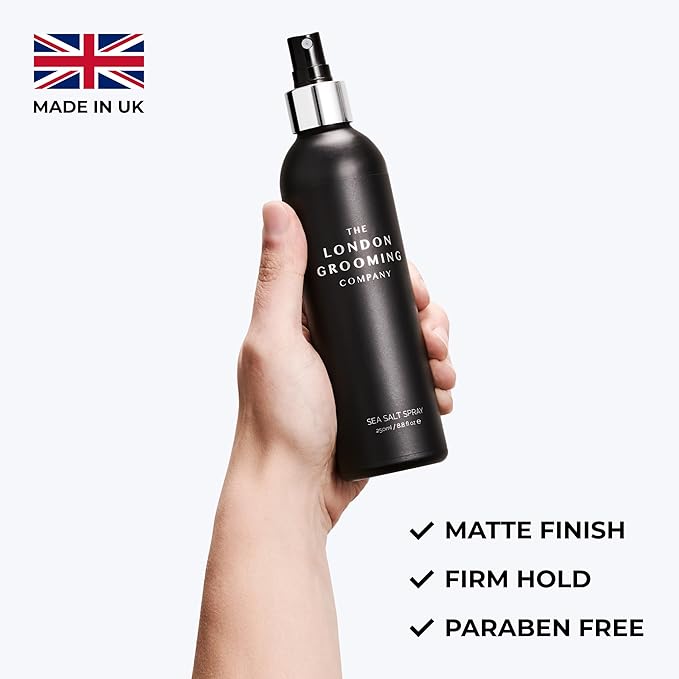 Hair Styling Agent, Sea Salt Spray for Men - 2.0 Fl Oz (60ml), Firm Hold, Matte Finish, Volumizing, Texturizing, Beach Look