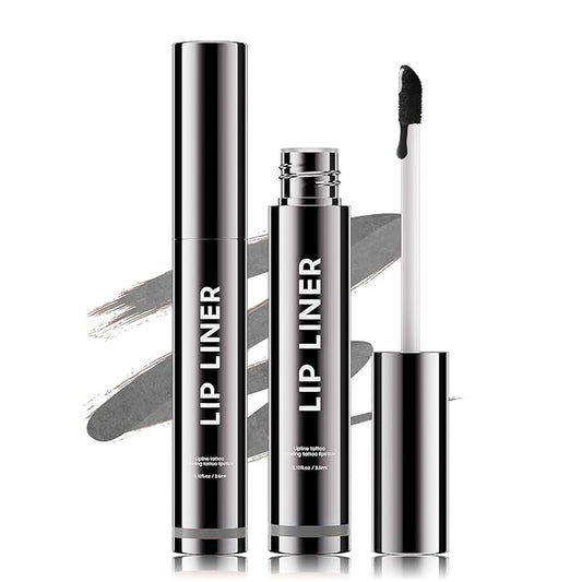 OETUIOW Lip Liner Stain, Lip Stain Moisturizing & Enhancing Complexion for All Skin Types Women, Lip Lint Waterproof & Long-Lasting (Black)