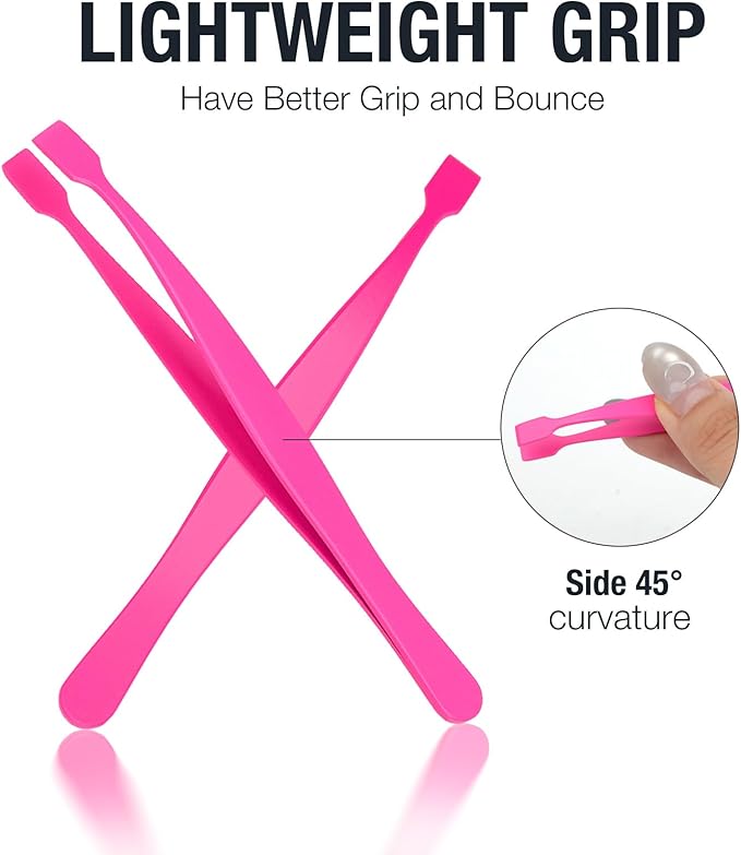 Lash Cluster Tweezers for DIY Individual Eyelash Clusters Tools with Case, Applicator for Mistake-Proof Artificial Lash Placement–Ergonomically Designed Handle Easy for beginner Blunt Design Safe Use