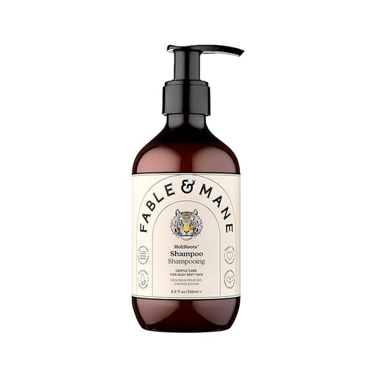 Fable & Mane Hydrating Shampoo, Moisturises and Cleanses Dry, Damaged Hair with Aloe Vera and Coconut Oil. For Medium to Thick Hair Types