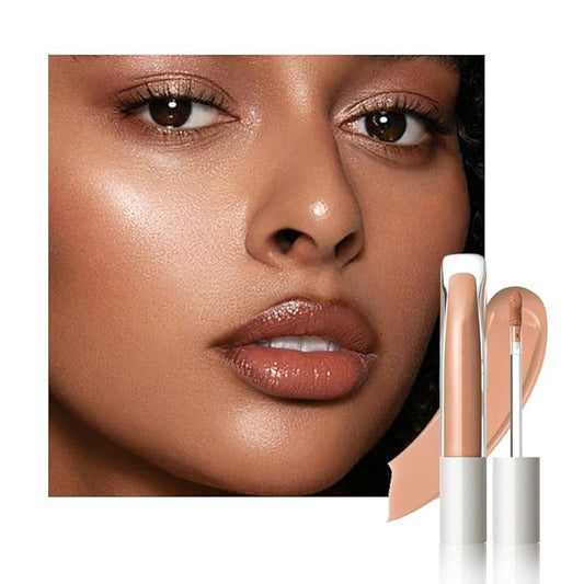 Kaely Liquid Concealer for Older Women, Under Eye Brightener Full Coverage Concealer for Dark Circles, Foundation Face Makeup Lightweight Waterproof, Color Corrector de ojeras, 10 Deep Honey