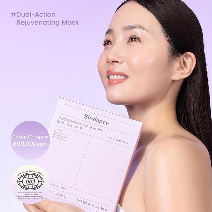 BIODANCE Multi-Care Experience Kit: Caviar PDRN, Bio Collagen & Ceramide Panthenol & Sea Kelp Mask Dicovery Bundle — All-in-one Korean Skincare Set, Stocking stuffers for teen girls