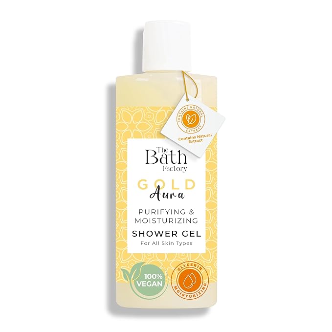 Shower Gel for Body Wash | 100% Vegan & Contains Natural Precious Flowers Extract | Moisturizing Liquid Soap as Bath Products for Men & Women | 13.5 Fl Oz