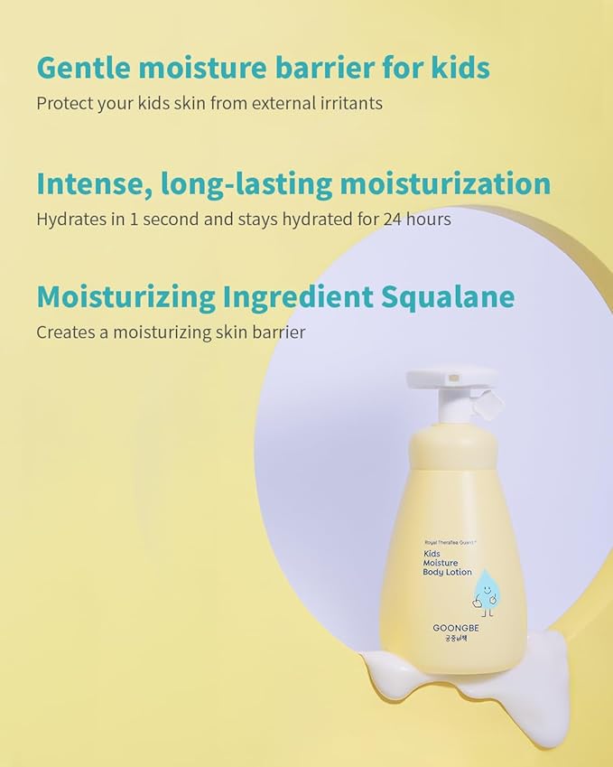 Kids Trial Travel Kit - Korean Low pH Skincare Set with Silky Shampoo, Body Wash, Facial Cleanser & Body Lotion - Silicone-Free Formula for Sensitive Skin, 1.01 fl.oz. each