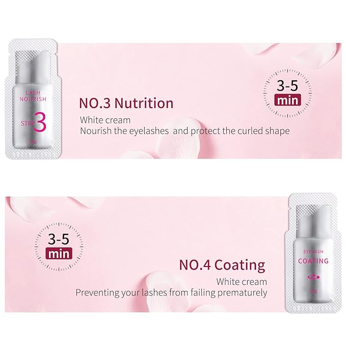 2024 Upgraded Fast Perm Lash Lift Kit Eyelash Perm Kit Eyelash Fixation Lotion (Quantity: 10 Packs)