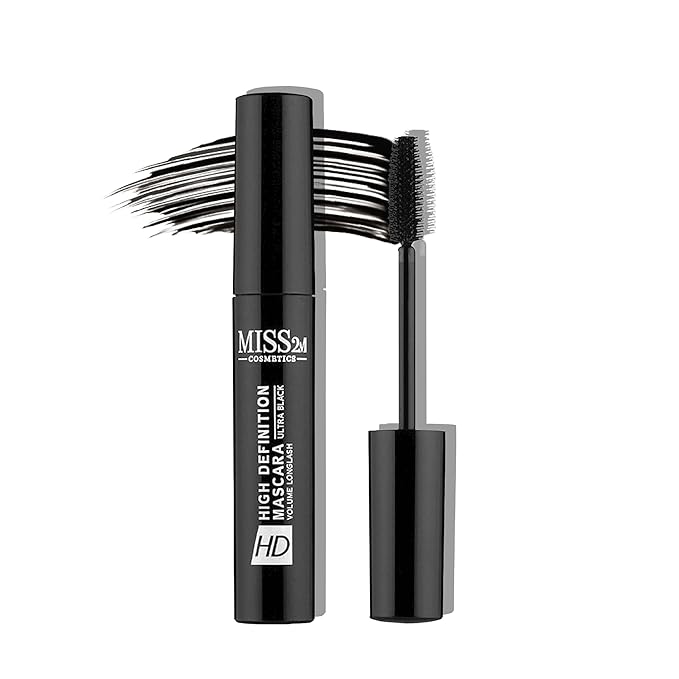 HD Lash Lift Lengthening Mascara for Volume with Washable Ultra-Black Formula | No Flaking, Smudging, or Clumping, 0.24 Fl Oz