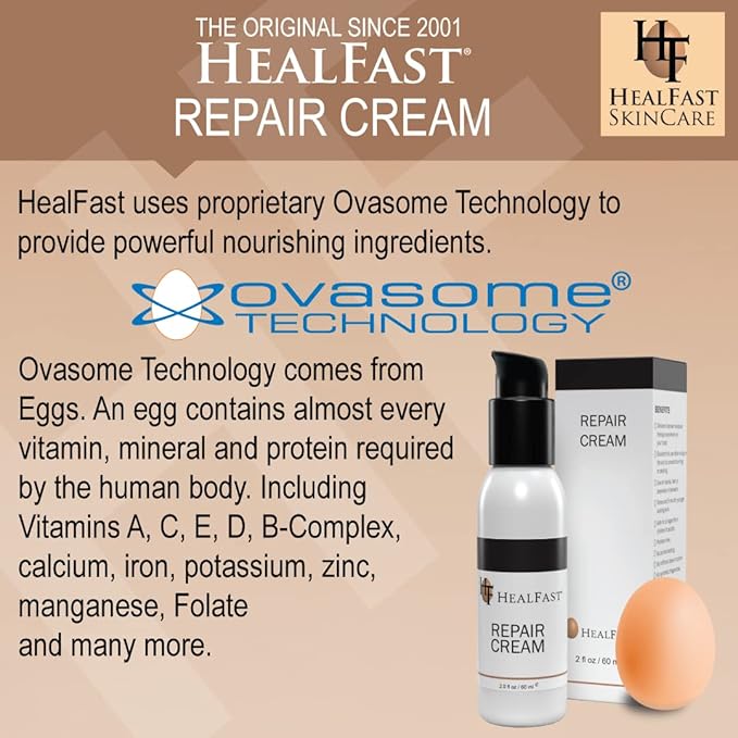 HealFast Sensitive Skin Repair Moisturizing Cream 2 Oz – For Dry, Itch– Fights Rashes, Dryness, Stretch Marks, Sunburn and Bed Sores – Herbal and Food Based Ingredients