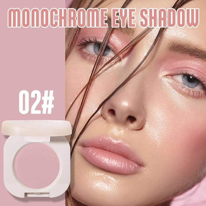 Matte Eyeshadow Palette Makeup for Green Blue Eyes, Matte Nude Pink eyeshadow For Women, Holographic Multichrome Cream Iridescent Single Monochrome Eye Shadow Makeup