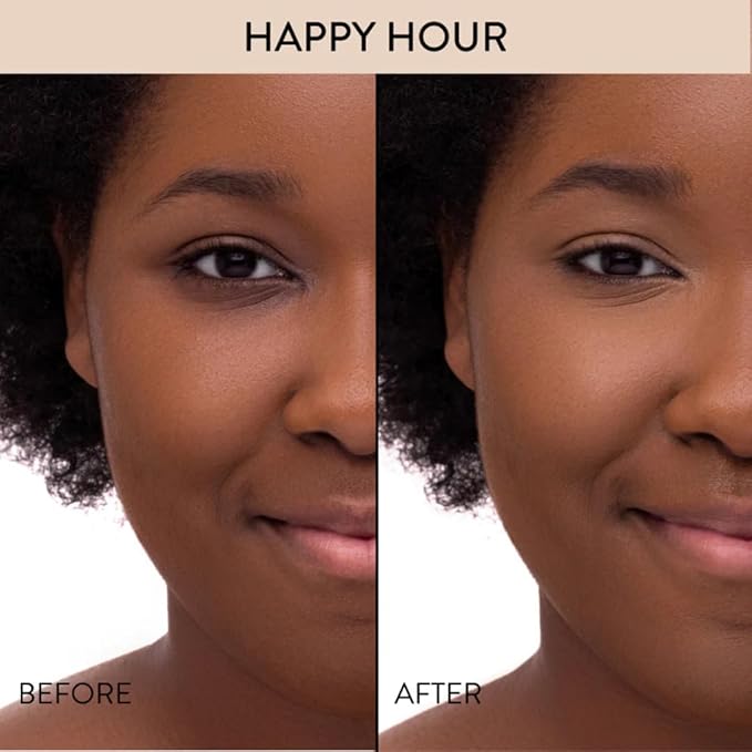 Mented Cosmetics Full-Time Eye Brightening Concealer for Women, Lightweight Full-Coverage Eye Makeup Concealer, Under Eyes Make Up Corrector, Blemishes & Contour, Happy Hour