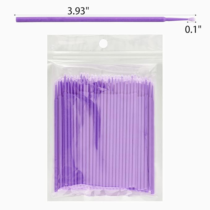 1000 Pcs Micro Brush for Eyelash Extension, Disposable Eye Lashes Mascara Wands Micro Swabs