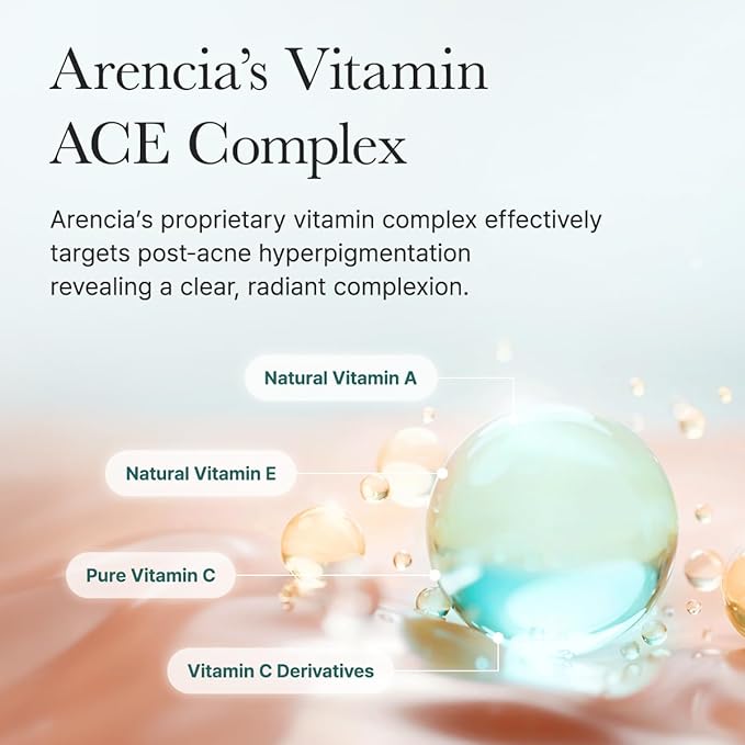 Arencia Glow Hyssop Overnight Face Mask Serum - hydrating & Anti-Aging Serum for younger looking Korean Glass Skin, Vitamin A, C, E, Niacinamide, Peptide