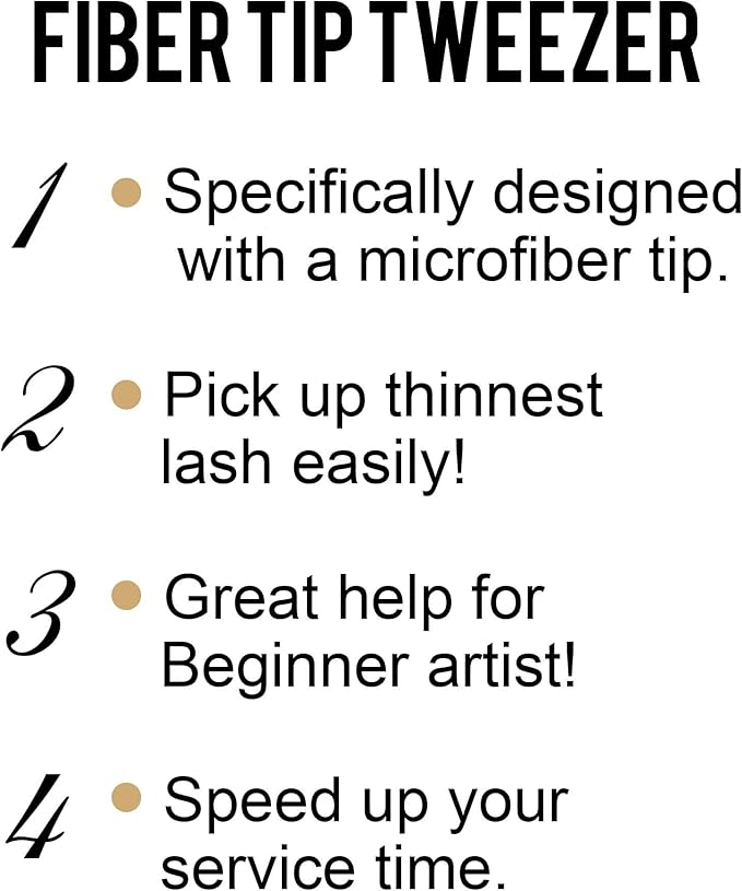 Fiber Tip Lash Tweezers For Eyelash Extension 4 Pcs Tweezers Professional Artist Tech Work Kit Tools,Best Volume Eyelash Lashes Extensions Precision Supplies Volume Boot 90 45 Degree(White)