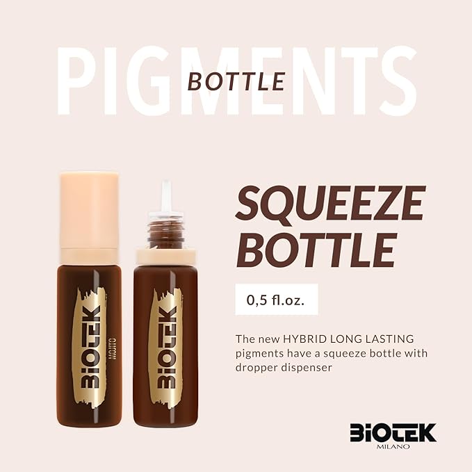 BIOTEK Brow Pigment Color for Long Lasting Makeup - Hybrid Long Lasting - Made in Italy (Margarita)