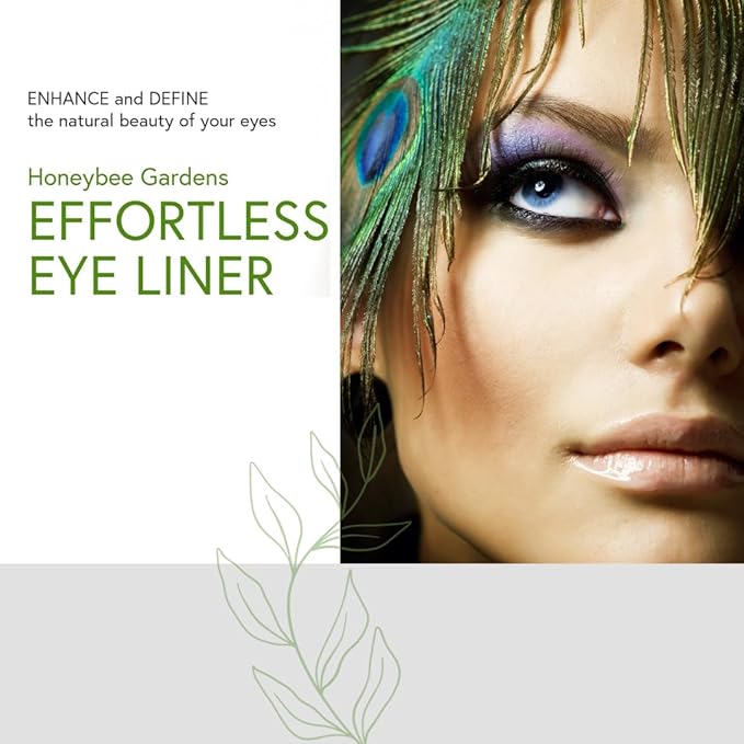 Honeybee Gardens Effortless Eye Liner Pencil in Passion, Rich Pigmentation, Smooth, Long-Wearing, Vegan, Gluten-Free
