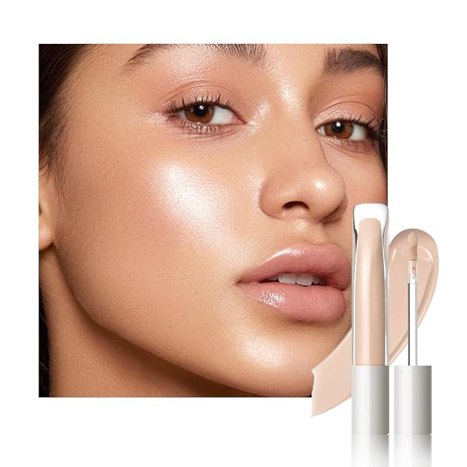 Kaely Liquid Concealer for Older Women, Under Eye Brightener Full Coverage Concealer for Dark Circles, Foundation Face Makeup Lightweight Waterproof, Color Corrector de ojeras, 06 Medium Tan
