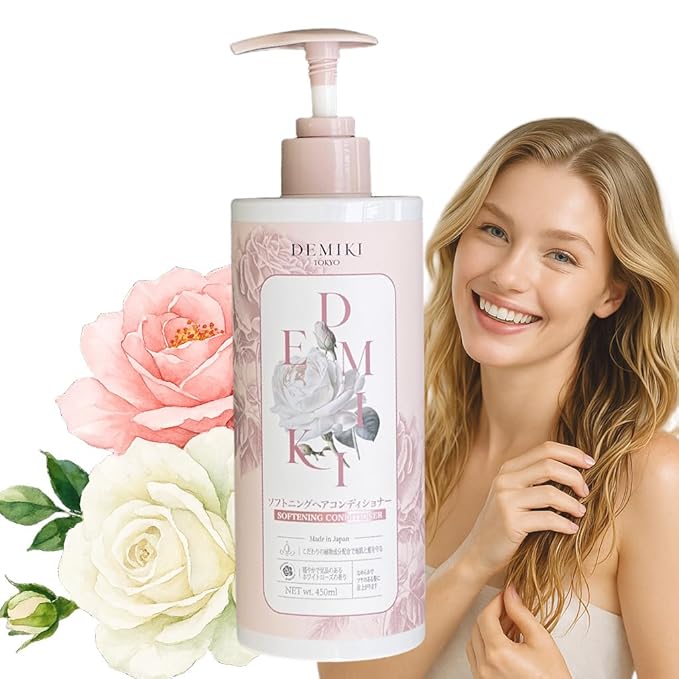 Japanese Conditioner Hair Care, Keratin Hair Treatment Hair Conditioner for Women, Color Safe, Frizz Ease, Deep Conditioner for Dry Damaged Hair, Sulfate-Free Anti-Dandruff 450ml 16oz