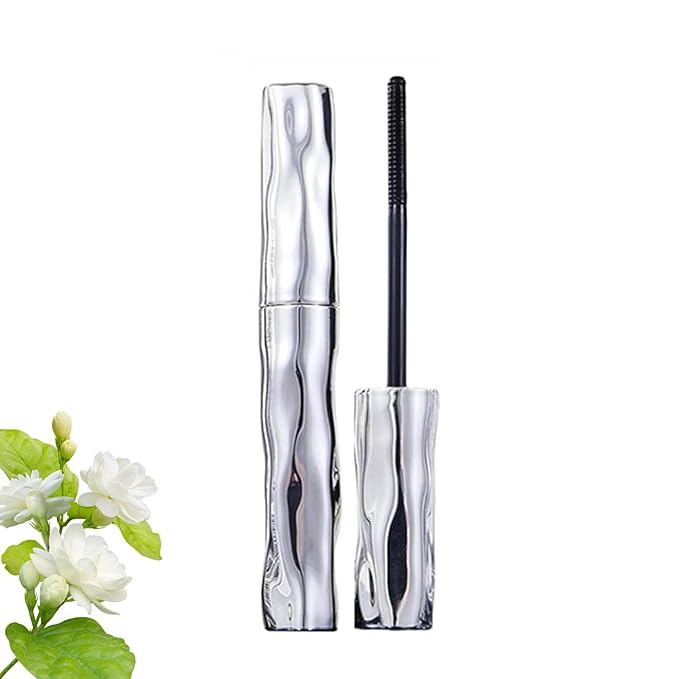 Zkyo Steel Tube Eyelash Primer, Small Steel Tube Mascara, Waterproof Long-Lasting 3D Curling Eyelash Iron with No Flaking, Sweat-Proof, Lengthening, Quick-Drying and Reuse (1pc)