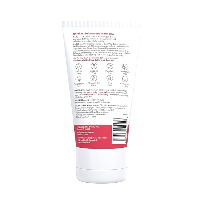 Jojoba Curl Gel - Defining Hair Gel for Bouncy, Nourished Curls - Curly Hair Styling Gel with Shea and Coconut - Sulfate Free - 6 oz