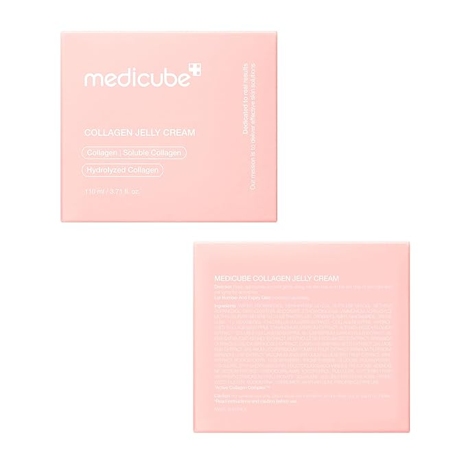 medicube Collagen Jelly Cream- Niacinamide & Freeze-Dried Hydrolyzed Collagen-Boosts skin barrier hydration & gives 24h Glow & Firmer looking skin | Gift for Women & Stocking Stuffers (3.71 fl.oz.)