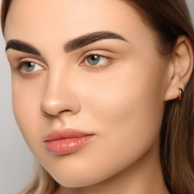 3-Color Eyebrow Powder Palette, Brow Powder Filler Kit With Mirror Brow Brush, Waterproof Neutral Eye Makeup for Women, Smudge-proof
