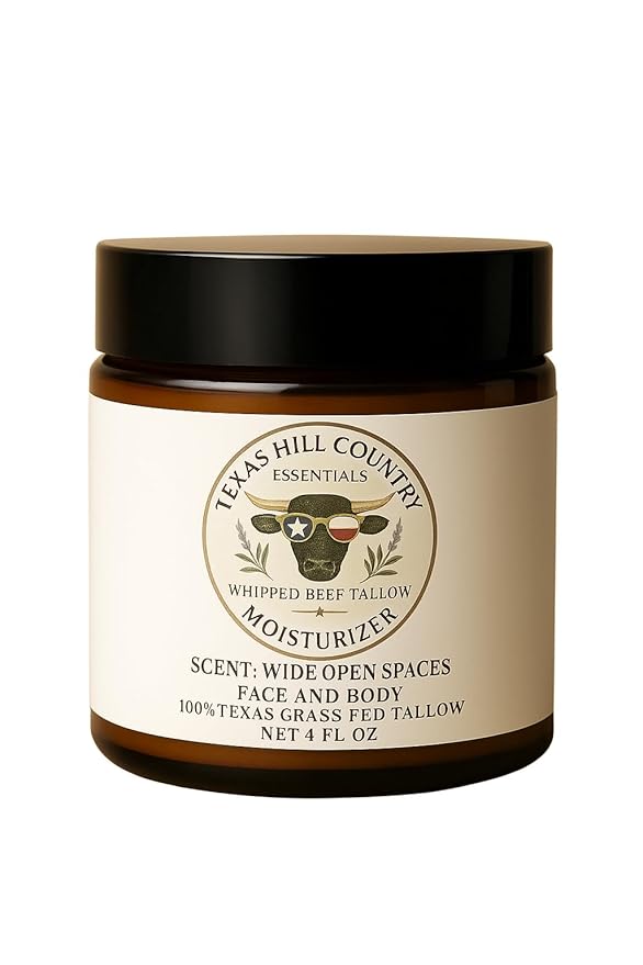 Organic Grass‑Fed Beef Tallow Moisturizer – Face, Body & Hands – Natural Eczema Relief