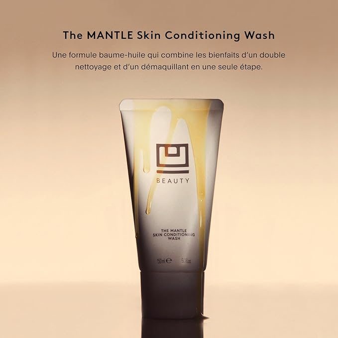 U Beauty The MANTLE Skin Conditioning Wash - Hydrating Facial Cleanser & Makeup Remover with Vitamin C + E, Fruit AHAs, and Hyaluronic Acid for Clean, Refreshed and Hydrated-Looking Skin - 5.0 fl oz
