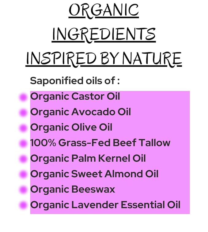 Sample Pack- Black Belt Defense-Lavender-Eucalyptus - Grass-Fed Beef Tallow and Organic Oils - Scented with Organic Essential Oils - Artisanal Bar Soap - 3 Pack - Each Bar Unique- (Sample Pack)
