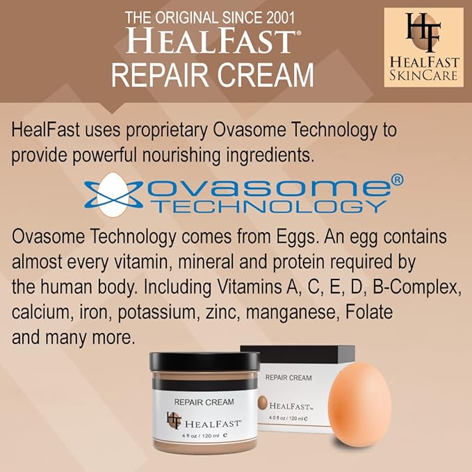 HealFast Sensitive Skin Repair Moisturizing Cream 4 Oz – For Dry, Itch– Fights Rashes, Dryness, Stretch Marks, Sunburn and Bed Sores – Herbal and Food Based Ingredients